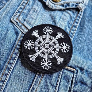 Insigne brodé Solatfir, applique thermocollante