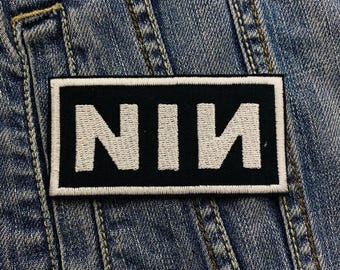 Nin (Nine Inch Nails) Embroidered Patch Badge Applique Iron on