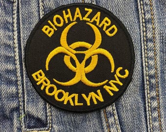 Biohazard gestickter Aufnäher Badge Applikation Aufbügler