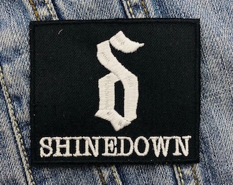Parche bordado con insignia de Shinedown para planchar