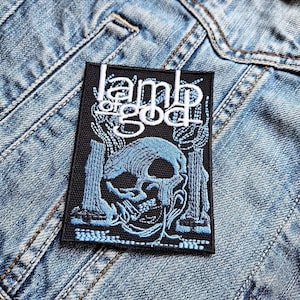 Lamb Of God 933028 Toppa ricamata applicata con ferro da stiro