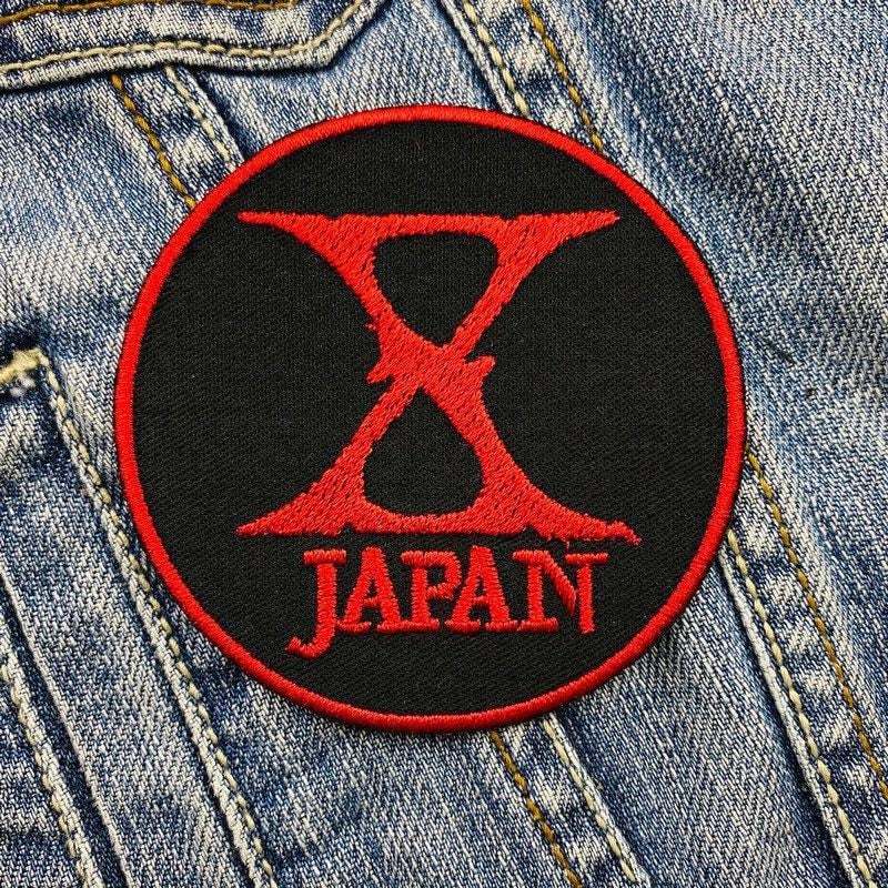 X JAPAN 刺繍パッチ バッジ アップリケ アイロン接着 - Etsy 日本