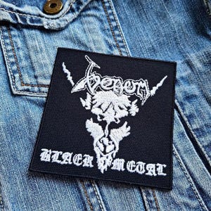 Venom Black Metal Embroidered Patch Badge Applique Iron on