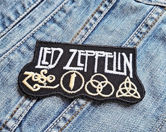 Led Zeppelin Zoso 382400 Embroidered Patch Badge Applique Iron on
