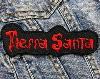 Tierra Santa Embroidered Patch Badge Applique Iron on