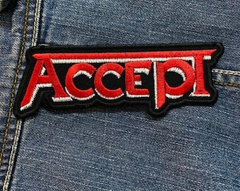 Akzeptieren Sie Diamant gestickte Aufnäher-Abzeichen-Applikation zum Aufbügeln