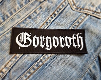 Gorgoroth Black Metal Band 3 382169 Embroidered Patch Badge Applique Iron on