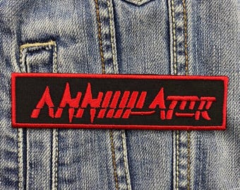 Annihilator Embroidered Patch Badge Applique Iron on