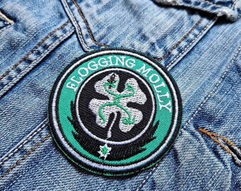 Flogging Molly Folk Punk Rock 382126 Embroidered Patch Badge Applique Iron on