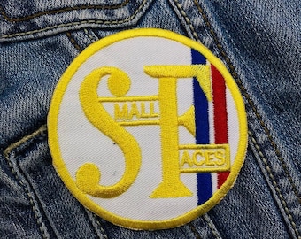 Small Faces Embroidered Patch Badge Applique Iron on