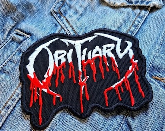 Obituary 534760 Embroidered Patch Badge Applique Iron on