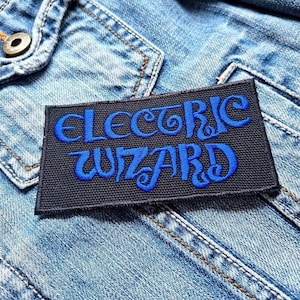 Electric Wizard Cfaf22 Broderad Tygmärke Applikation Stryk-på