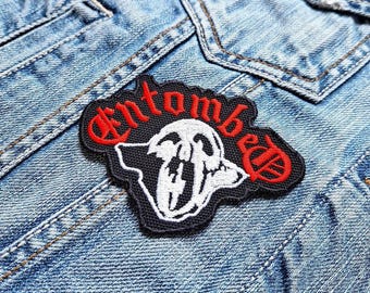 Entombed Death Metal Band 382079 Aufnäher Aufnäher zum Aufbügeln