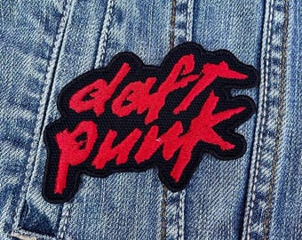 Daft Punk (3) Embroidered Patch Badge Applique Iron on