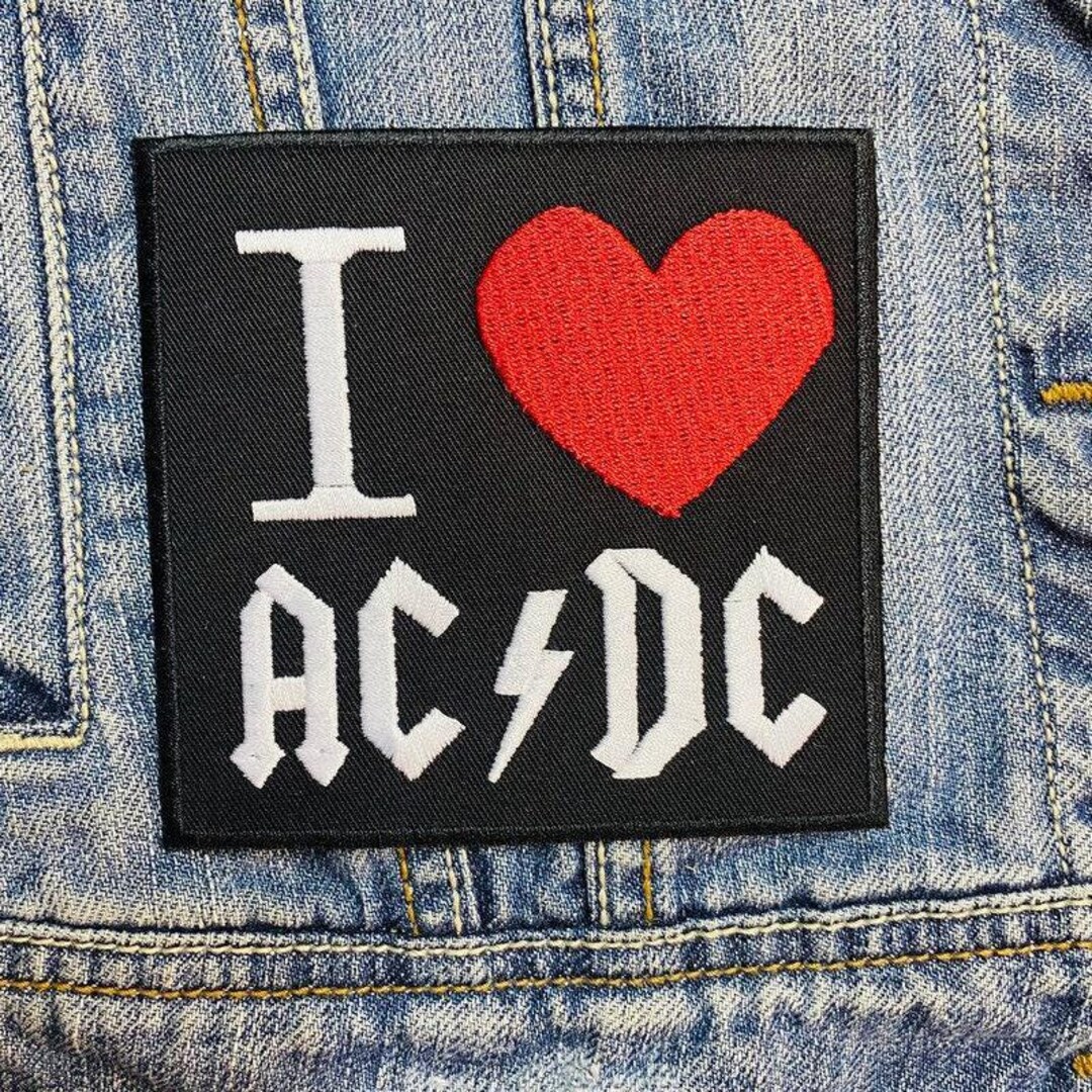 Acdc Ac Dc Band 12 Embroidered Patch Badge Applique Iron On - Etsy
