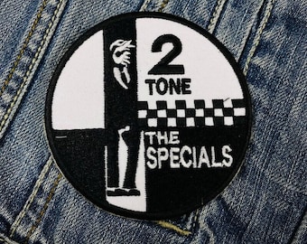 2 Tone Records The Specials Embroidered Patch Badge Applique Iron on