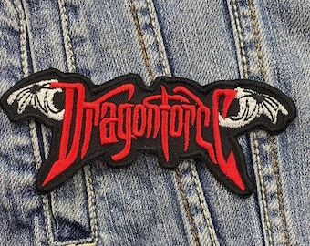 Dragonforce gestickter Aufnäher Badge Applikation zum aufbügeln