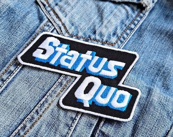 Insigne brodé Status Quo Applique thermocollante