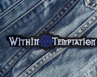 Dans la tentation (2) écusson brodé appliqué thermocollant