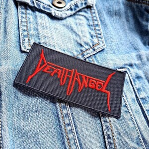 Death Angel 500716 Broderad lapp med applikation Stryk-på