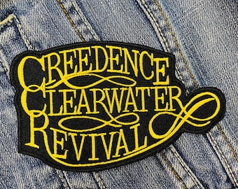 Creedence Clearwater Revival Embroidered Patch Badge Applique Iron on