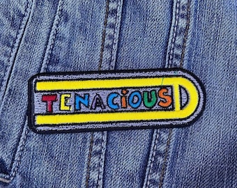 Tenacious D (4) Aplique de emblema bordado com ferro