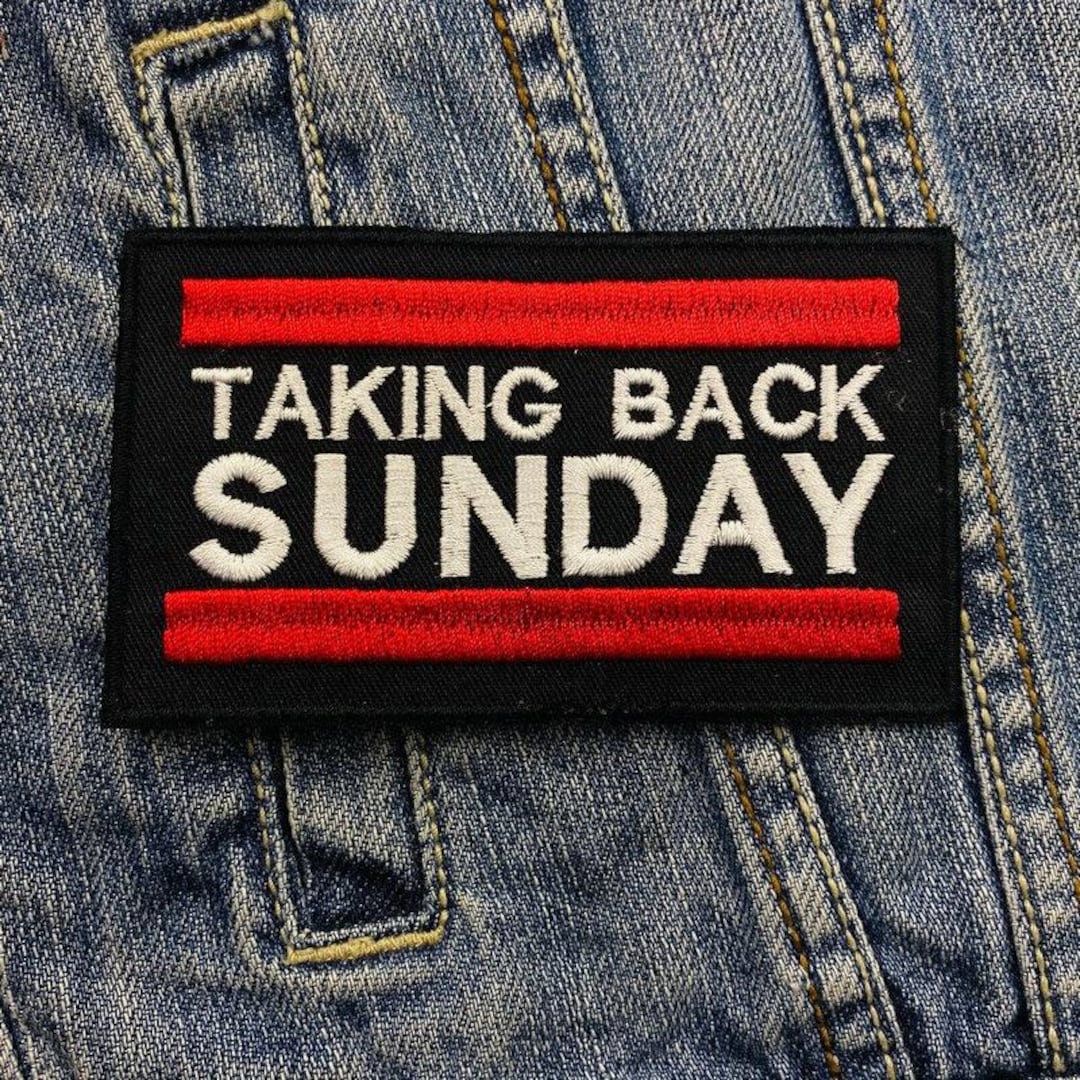 Taking Back Sunday Embroidered Patch Badge Applique Iron On - Etsy
