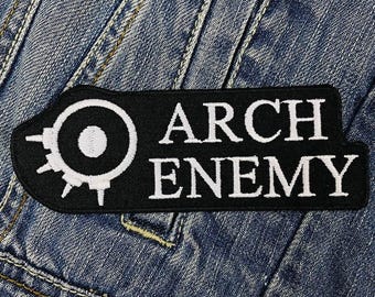 Arch Enemy 2 Gestickter Aufnäher Abzeichen Applikation Aufbügler