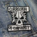 Corrosion of Conformity Embroidered Patch Badge Applique Iron on product logo