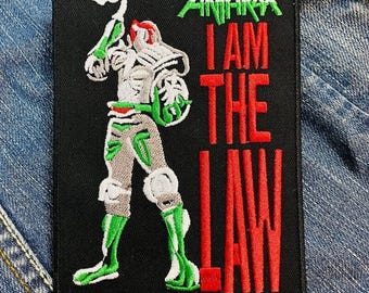 Annihilator White Embroidered Patch Badge Applique Iron on