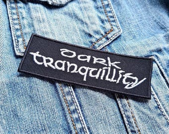 Dark Tranquility geborduurde melodische septische vleeskuikens Death Metal 534340 geborduurde patch badge appliqué opstrijkbaar