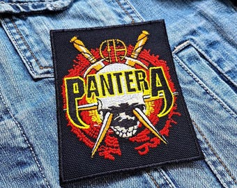 Pantera Big Hq 382734 Gestickter Aufnäher Badge Aufnäher zum aufbügeln