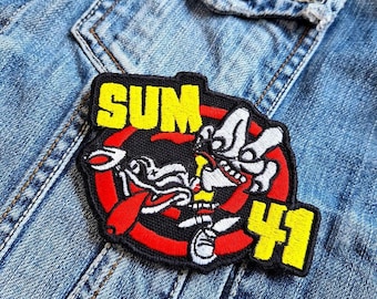 Sum 41 Embroidered Patch Badge Applique Iron on