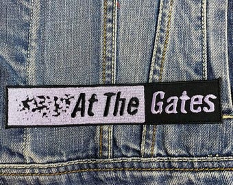 At the Gates Embroidered Patch Badge Applique Iron on
