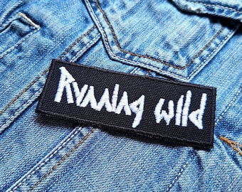 Running Wild Heavy Metal Band 382918 Embroidered Patch Badge Applique Iron on