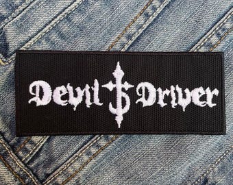 The Devil Driver (3) Embroidered Patch Badge Applique Iron on