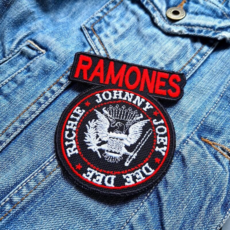 Ramones Hq Toppa Rotonda Ricamata Termoadesiva – Accessorio Souvenir, Alta Qualità - 5