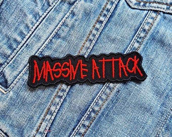 Massive Attack Embroidered Patch Badge Applique Iron on