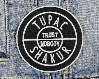 Tupac 2Pac Embroidered Patch Badge Applique Iron on