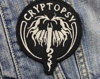 Cryptopsy Embroidered Patch Badge Applique Iron on