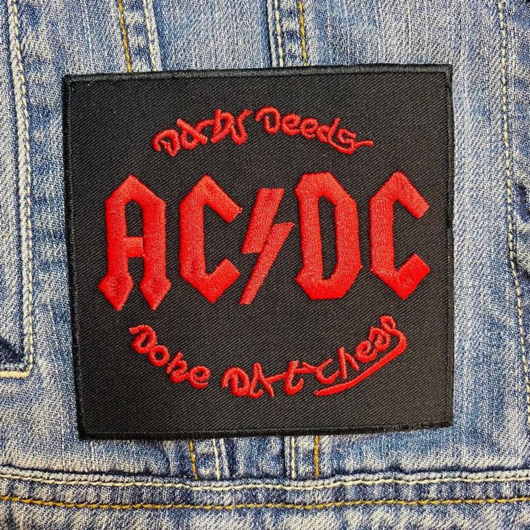 Acdc Ac Dc Band 39 Embroidered Patch Badge Applique Iron On - Etsy