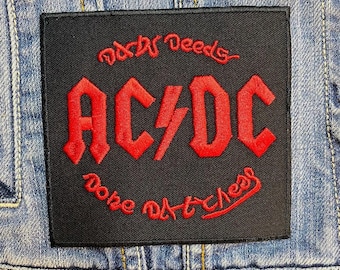 Acdc Ac Dc Band 39 écusson brodé applique thermocollant