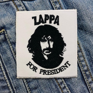 Zappa Broderad Tygmärke Applikation Stryk-på