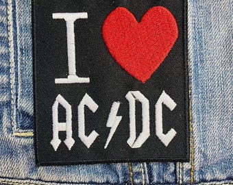 Acdc Ac Dc Band 40 écusson brodé applique thermocollant
