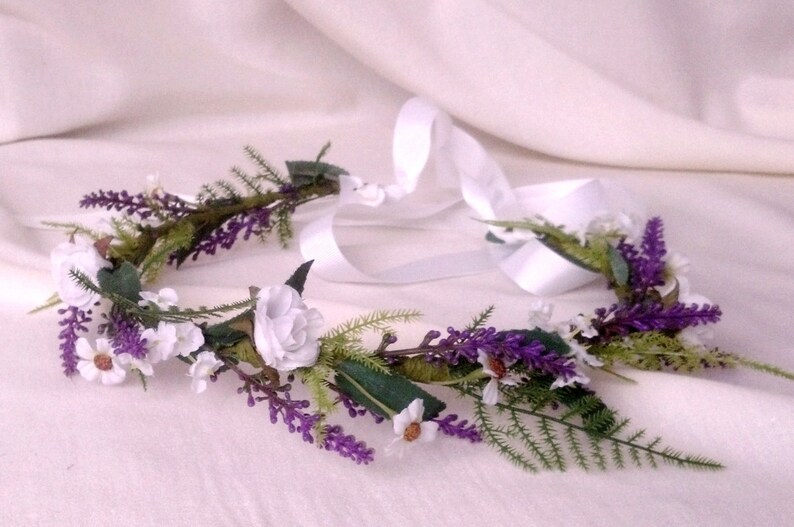 Woodland Wedding Bridal party hair Accessories flower