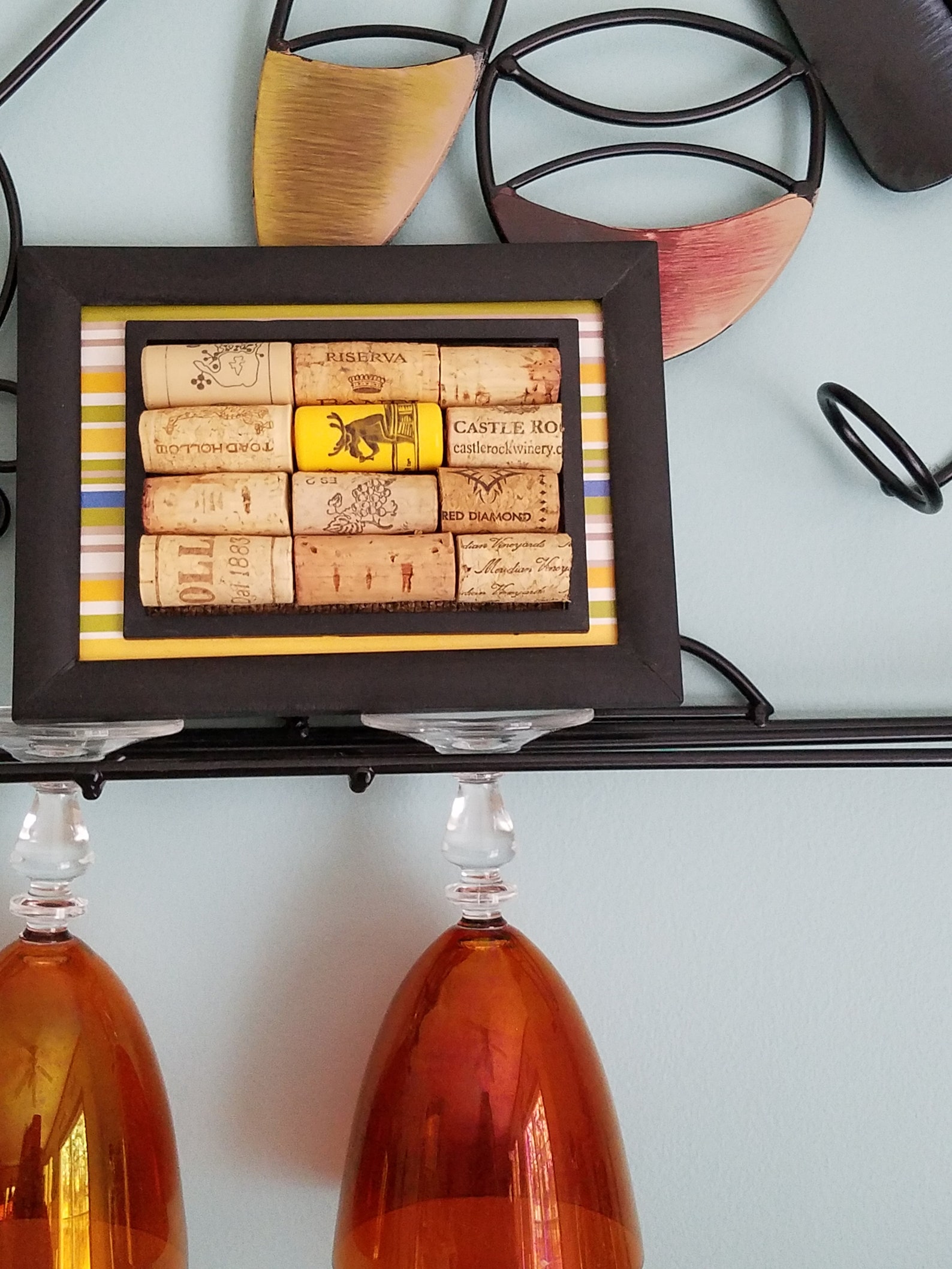 Wine Enthusiast Bar Accessories Home Decor Cork Board Trivet Etsy