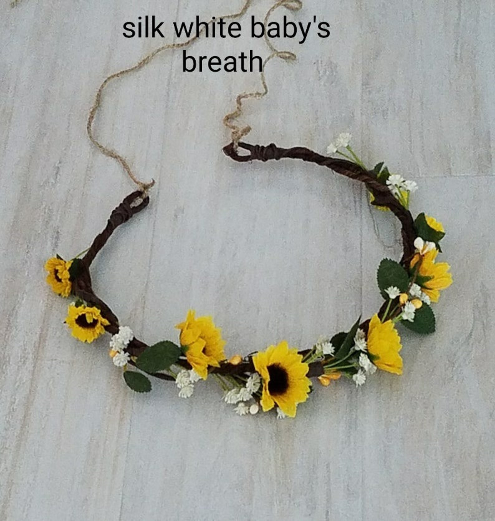 Oversized Yellow Bloom Headpiece