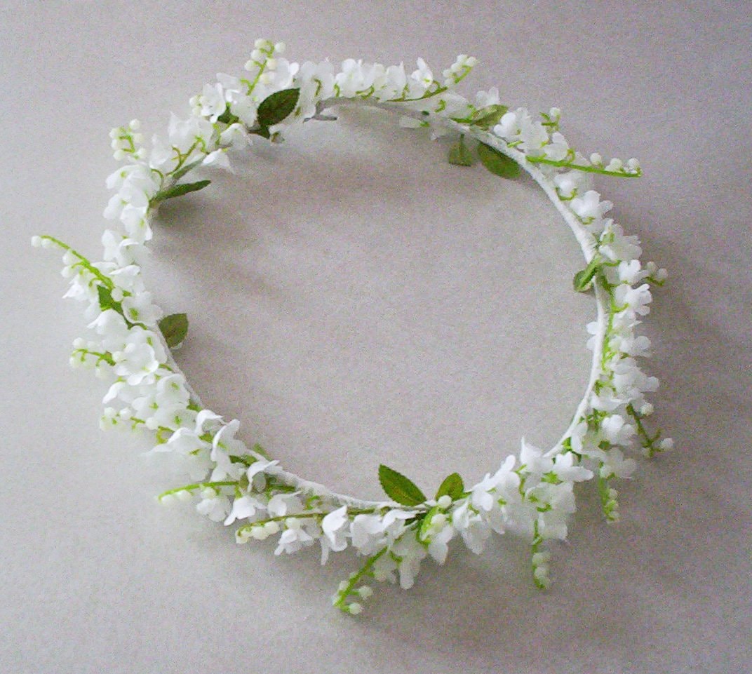 lily of the valley headpiece