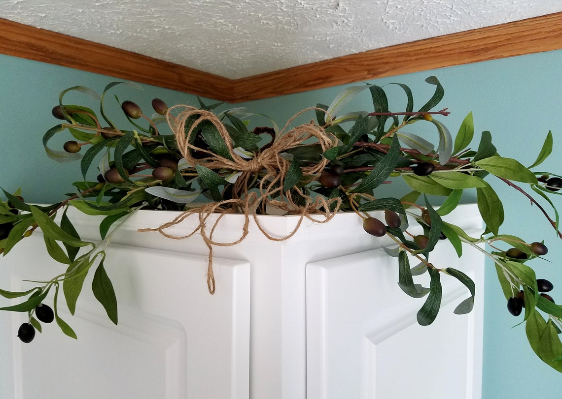 Peace Olive Branch Over Door Swag foliage home decor silk Etsy