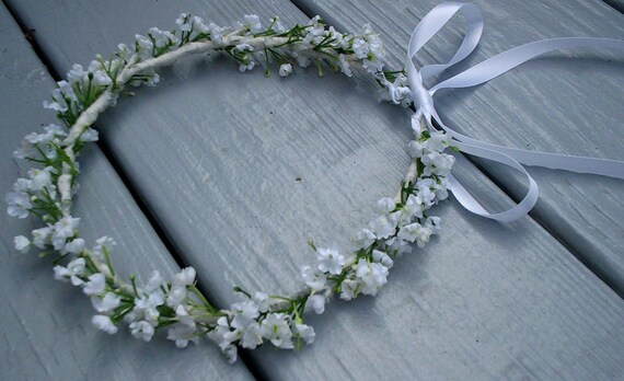 flower head wreath baby